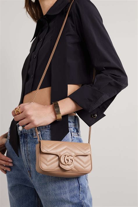 borsa gucci mini shopping|Gucci marmont super mini.